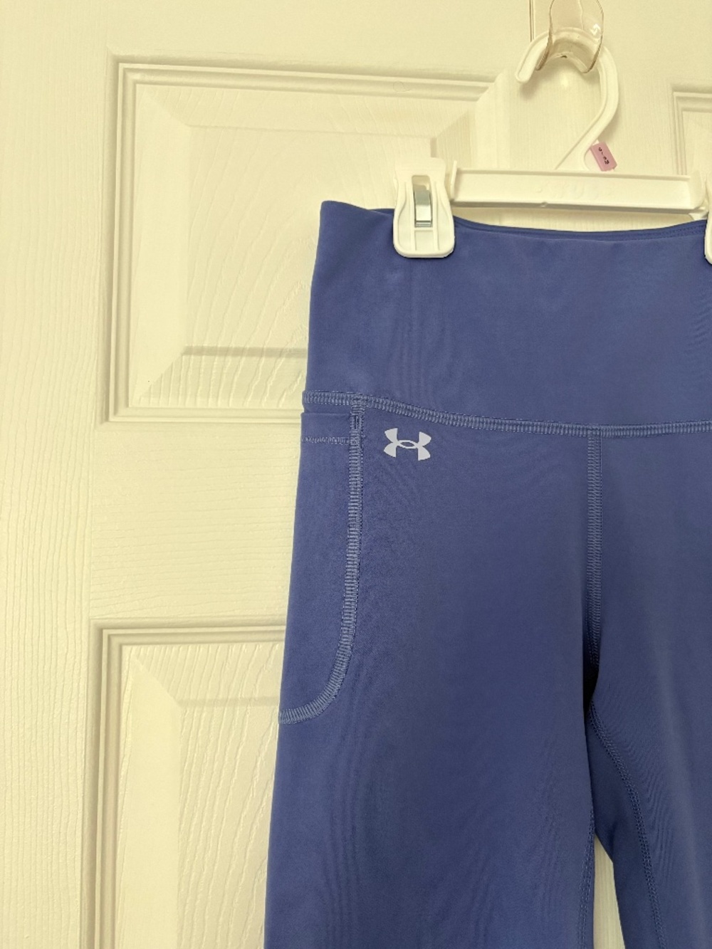 Blue-ish Purple Leggings with Pockets - Picture 2 of 4